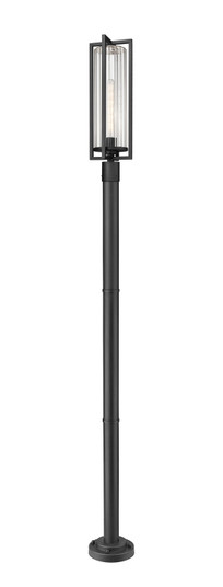 Aura One Light Outdoor Post Mounted Fixture in Black (224|5013PHBR-567P-BK)