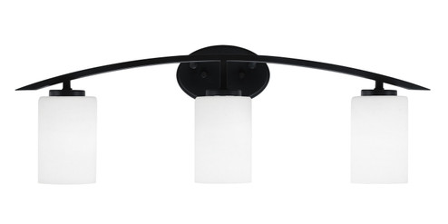 Kurve Three Light Bath Bar in Matte Black (200|3723-MB-310)