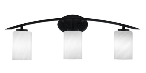 Kurve Three Light Bath Bar in Matte Black (200|3723-MB-3001)