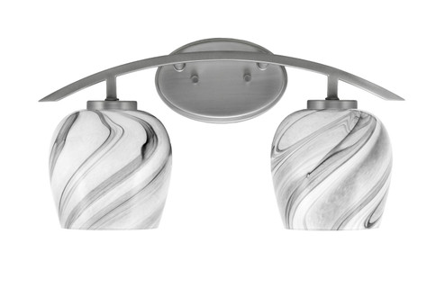 Kurve Two Light Bath Bar in Graphite (200|3722-GP-4819)