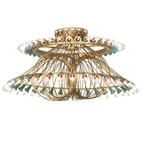 Coyle LED Chandelier in Brushed Brass/Goldtastic (57|274892)