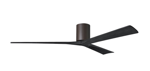 Irene-3H 72'' Ceiling Fan in Textured Bronze (101|IR3H-TB-BK-72)