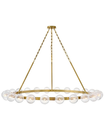 Coco LED Chandelier in Lacquered Brass (138|FR30526LCB)