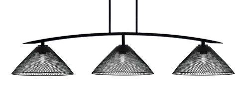 Kurve Three Light Bar in Matte Black (200|3733-MB-808-MB)