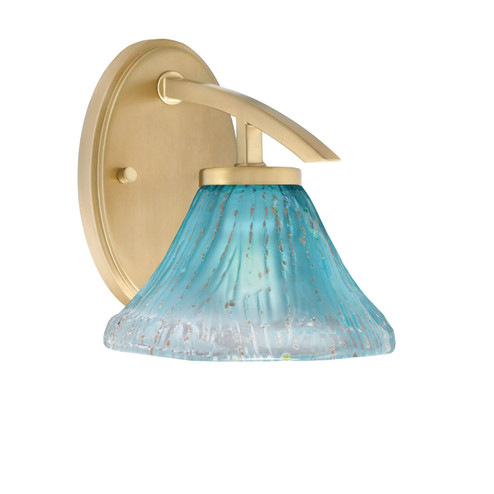 Kurve One Light Wall Sconce in New Age Brass (200|3720-NAB-458)