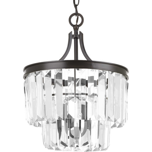 Glimmer Three Light Semi-Flush Convertible in Antique Bronze (54|P2325-20)