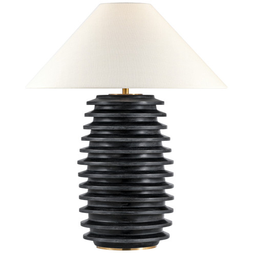 Crenelle LED Table Lamp in Ebonized Birch (268|KW 3716EBB-L) Crenelle LED Table Lamp in Ebonized Birch (268|KW 3716EBB-L)