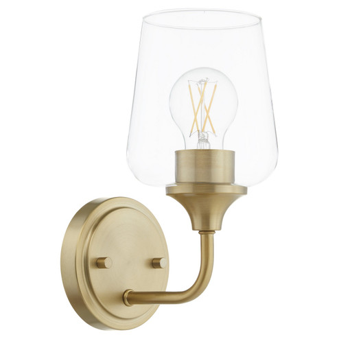 Raymond One Light Wall Mount in Aged Brass (19|5313-1-80)