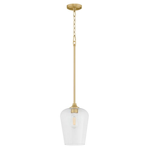 Raymond One Light Pendant in Aged Brass (19|3313-80)