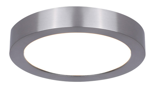Led Disk Light LED Flush Mount in Brushed Nickel (387|DL-5F-10S-BN-C)