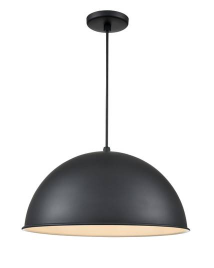 R Series One Light Pendant in Satin Black (59|RWDBC18-SB)
