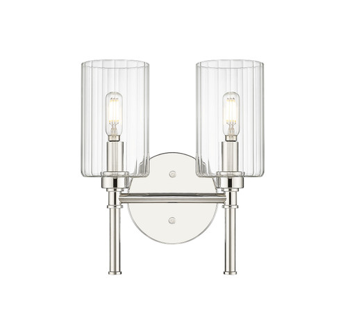 Chastine Two Light Vanity in Polished Nickel (59|9922-PN)