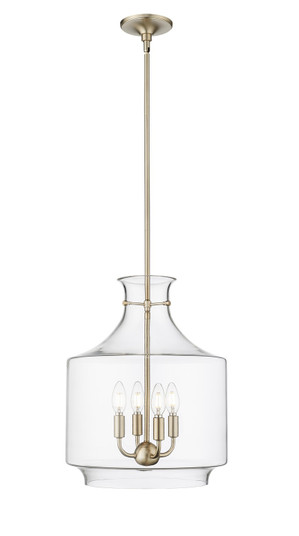 Mahannah Four Light Pendant in Modern Gold (59|22804-MG)