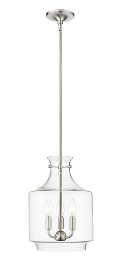 Mahannah Three Light Pendant in Brushed Nickel (59|22803-BN)