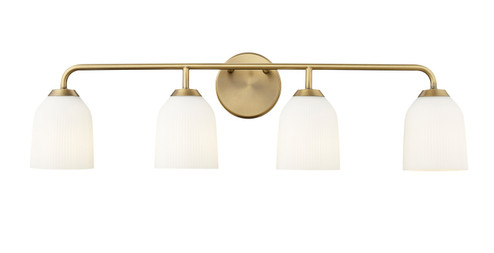 Norah Four Light Vanity in Vintage Brass (59|22304-VB)