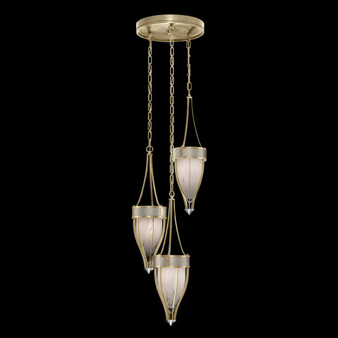 Mirage Three Light Pendant in Gold (48|100044-522) Mirage Three Light Pendant in Gold (48|100044-522)