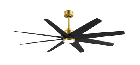 Ariella-LK 64'' Ceiling Fan in Brushed Brass (101|ANLK-BRBR-BK-64)