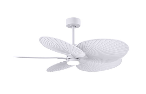 Alessandra TROPICAL - LK 48''Ceiling Fan in Matte White (101|AKTPLK-MWH-MWH) Alessandra TROPICAL - LK 48''Ceiling Fan in Matte White (101|AKTPLK-MWH-MWH)