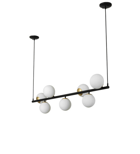 Bola Seven Light Island Pendant in Solar Black (57|274291)