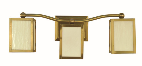 Asher Three Light Wall Sconce in Brushed Brass (8|5908 BR)