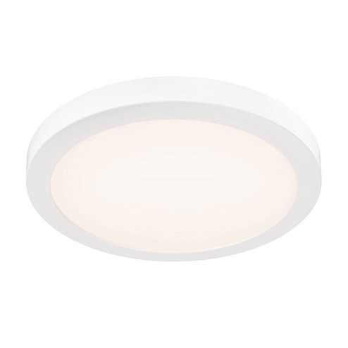 Radiance One Light Flush Mount in White (429|FMM12-CC-WH)