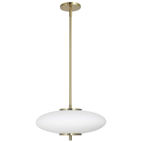 Maddie LED Pendant in Aged Brass (216|MAD-161P-AGB)