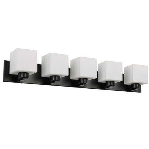 Veda Five Light Vanity in Matte Black (216|VED-365W-MB)