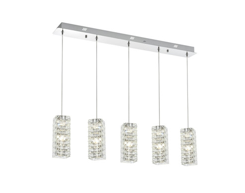 Aston LED Pendant in Chrome (173|3680D5C)