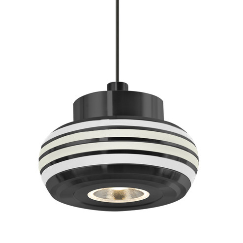 Besa Flower Pendant Pendant in Black (74|XP-FLOW00-FRCL-LED-BK)