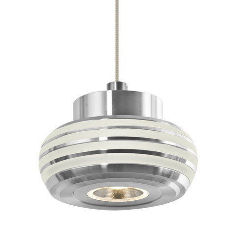 Besa Flower Pendant Pendant in Satin Nickel (74|RXP-FLOW00-CLCL-LED-SN)