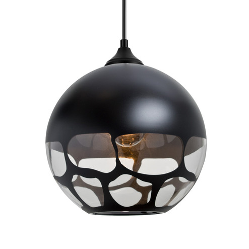 Besa Rocky Outdoor Pendant Pendant in Black (74|OP-ROCKYBK-BK)