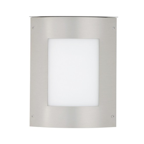 Besa Outdoor Sconce Moto 13 Square Outdoor Lantern in Brushed Aluminum (74|MOTO13SQ-WA-LED-SL)