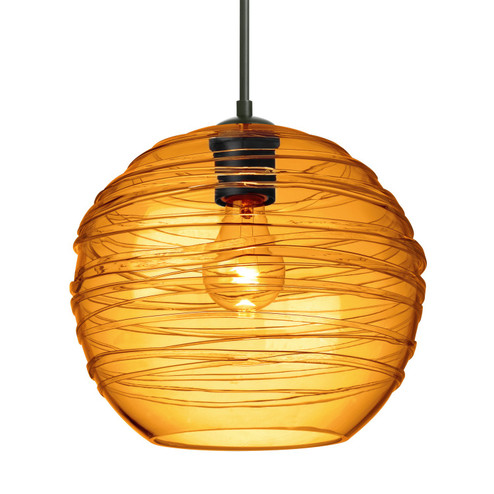 Besa Wave 10 Pendant Pendant in Black (74|J-462782-BK)