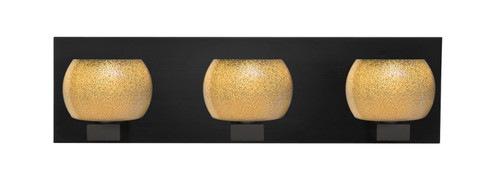 Besa Keno Vanity Vanity in Black (74|3WF-KENOGD-LED-BK)