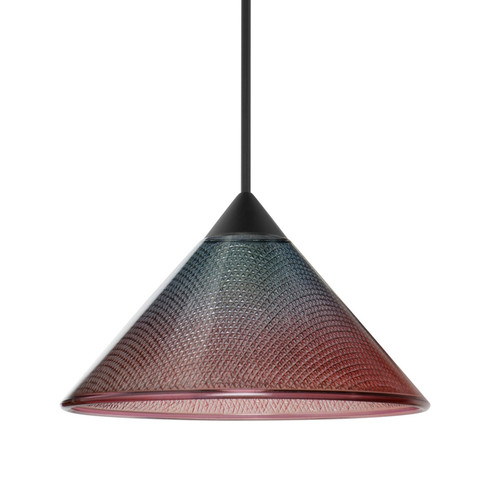 Besa Kona Pendant One Light Pendant in Black (74|1XC-117691-BK)