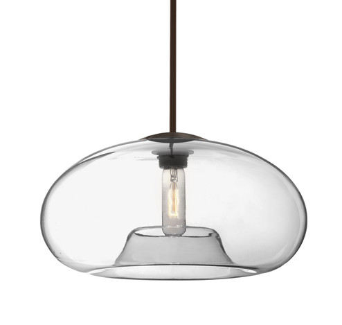 Besa Bana 15 Pendant LED Pendant in Bronze (74|1TT-BANA15CL-EDIL-BR)