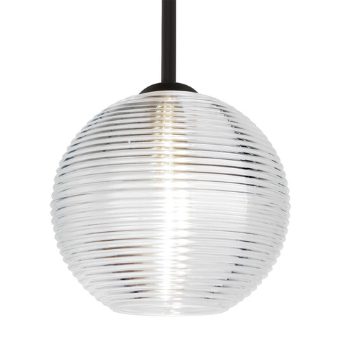Besa Kristall 8 Pendant One Light Pendant in Black (74|1TT-461600-BK)