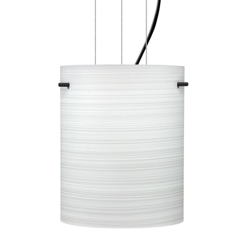 Besa Tamburo 8 Cable Pendant One Light Pendant in Black (74|1KG-4006KR-BK)