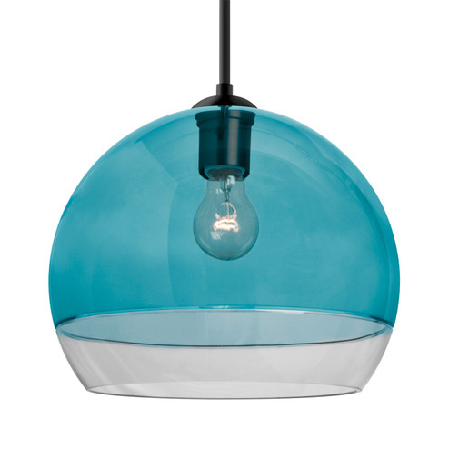 Besa Ally 12 Pendant One Light Pendant in Black (74|1JT-ALLY12BL-BK)