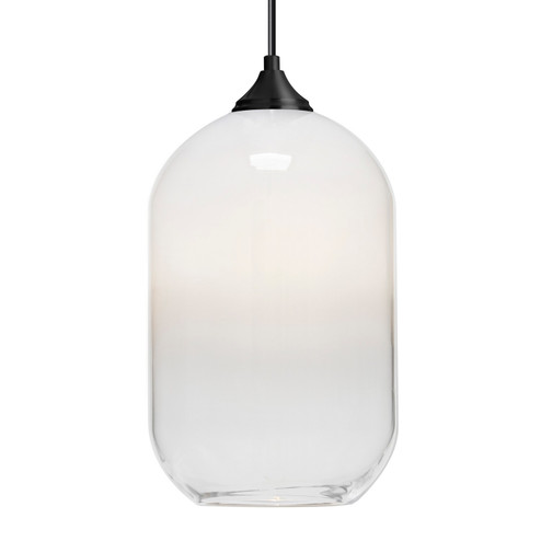 Besa Omega 12 Pendant One Light Pendant in Black (74|1JC-OMEGA12WH-BK)