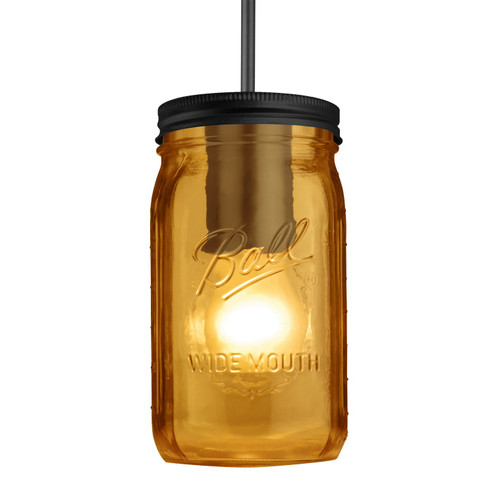 Besa Milo 4 Pendant One Light Pendant in Black (74|1JC-MILO4AM-BK)