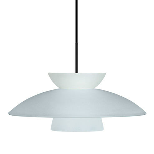 Besa Trilo 15 Pendant One Light Pendant in Black (74|1JC-451325-BK)