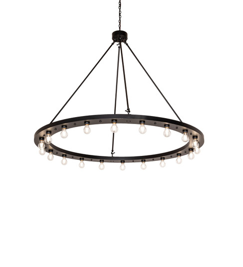 Loxley 20 Light Chandelier in Solar Black (57|276592)