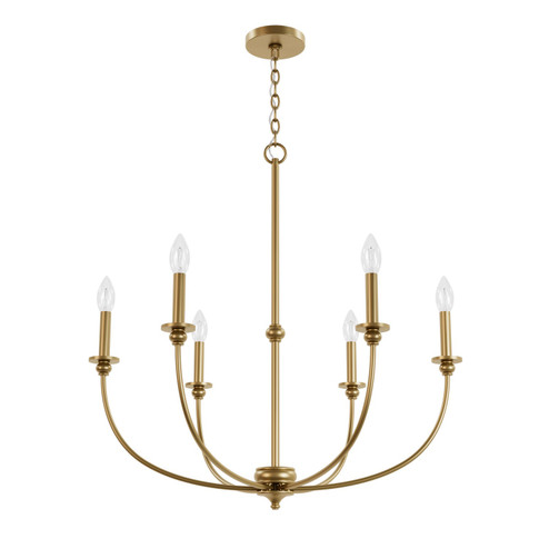 Southcrest Six Light Chandelier in Luxe Gold (47|48066)