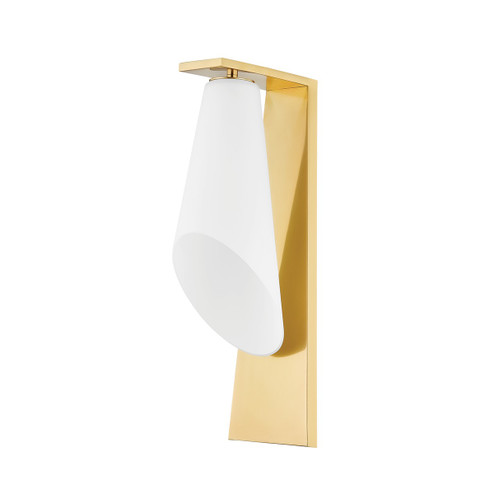 Andros One Light Wall Sconce in Aged Brass (70|9316-AGB)