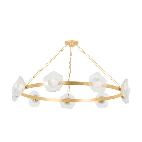 Almandine LED Chandelier in Vintage Gold Leaf (68|485-61-VGL)