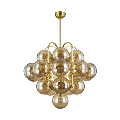 Cronus 21 Light Chandelier in Vintage Polished Brass (68|476-45-VPB)