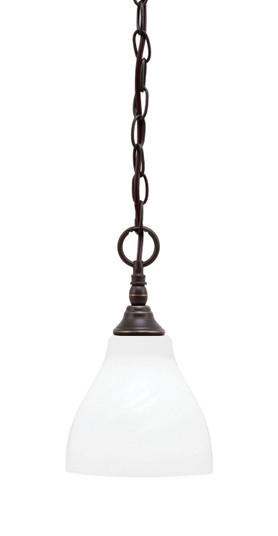 Chain One Light Mini Pendant in Dark Granite (200|11-DG-4761)