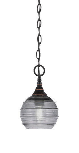 Chain One Light Mini Pendant in Black Copper (200|11-BC-5112)