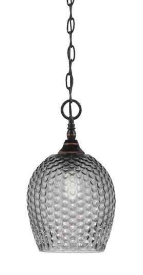 Chain One Light Mini Pendant in Black Copper (200|11-BC-4902)